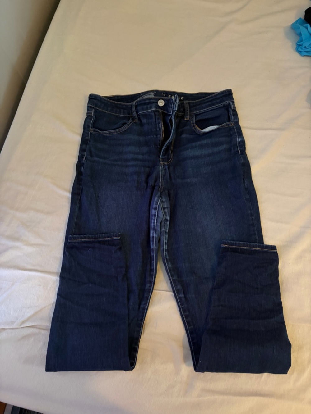 American Eagle Outfitters dark blue denim jeans